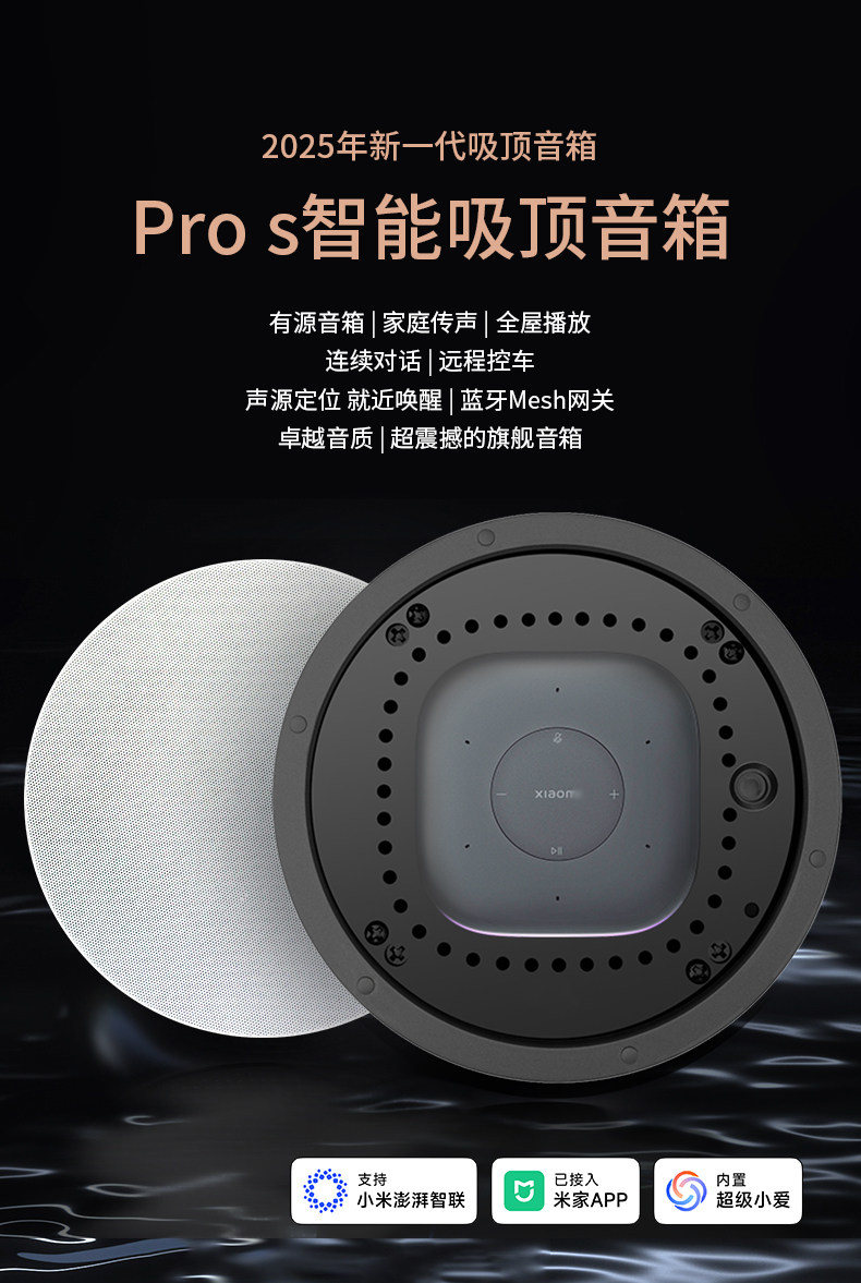 慕容柯吸顶小爱音箱